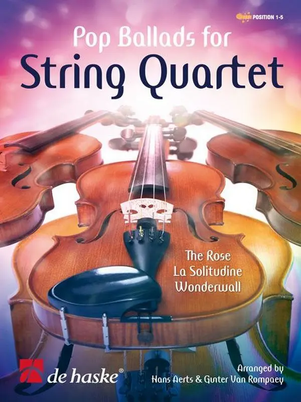 Cover: 9789043124720 | Pop Ballads for String Quartet | Partitur + Stimmen | 2006