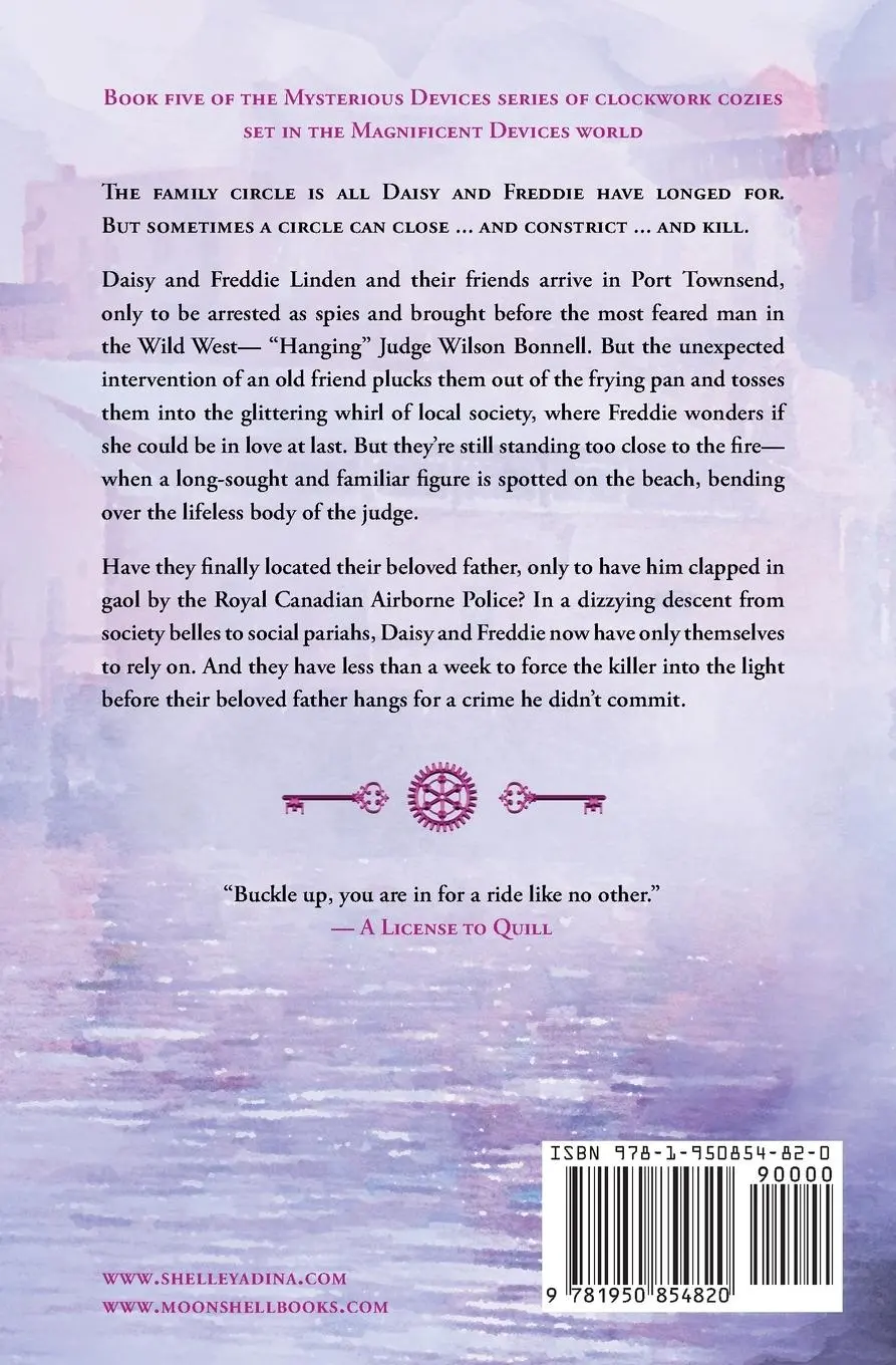 Rückseite: 9781950854820 | The Judge Wore Lamp Black | A steampunk adventure mystery | Adina