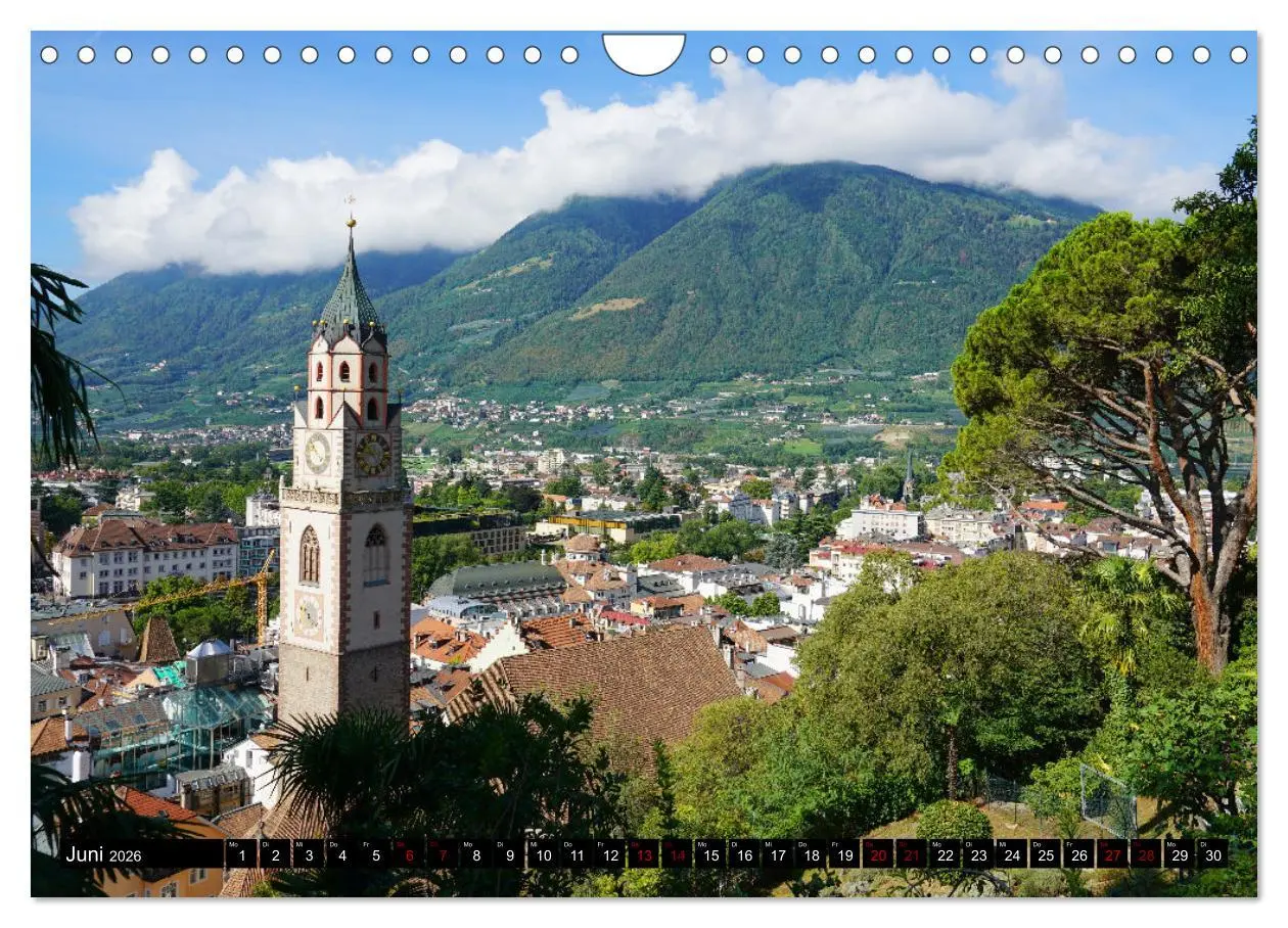 Bild: 9783457564820 | Spaziergang in Meran (Wandkalender 2026 DIN A4 quer), CALVENDO...