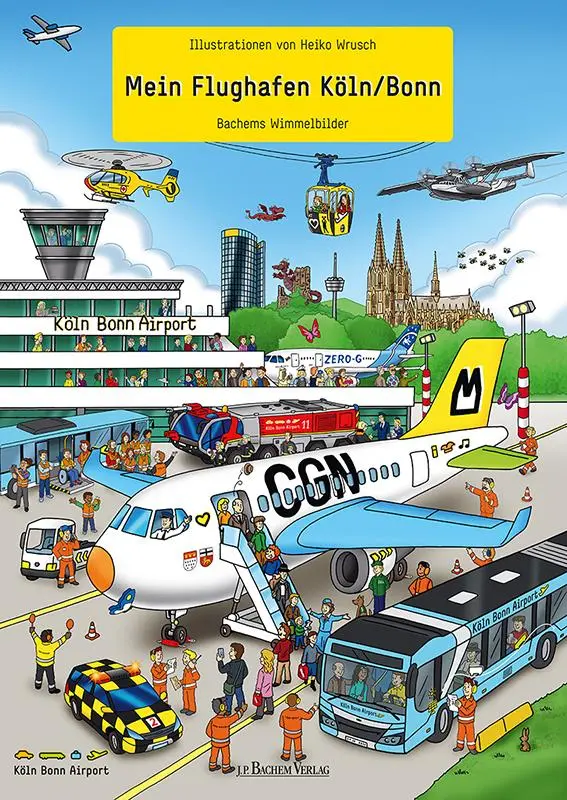 Cover: 9783761634820 | Mein Flughafen Köln/Bonn | Bachems Wimmelbilder | Buch | 10 S. | 2024