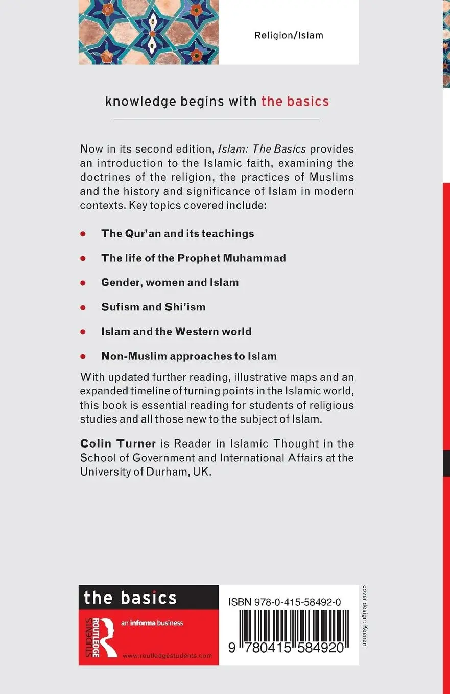 Rückseite: 9780415584920 | Islam | The Basics | Colin Turner | Taschenbuch | Englisch | 2011