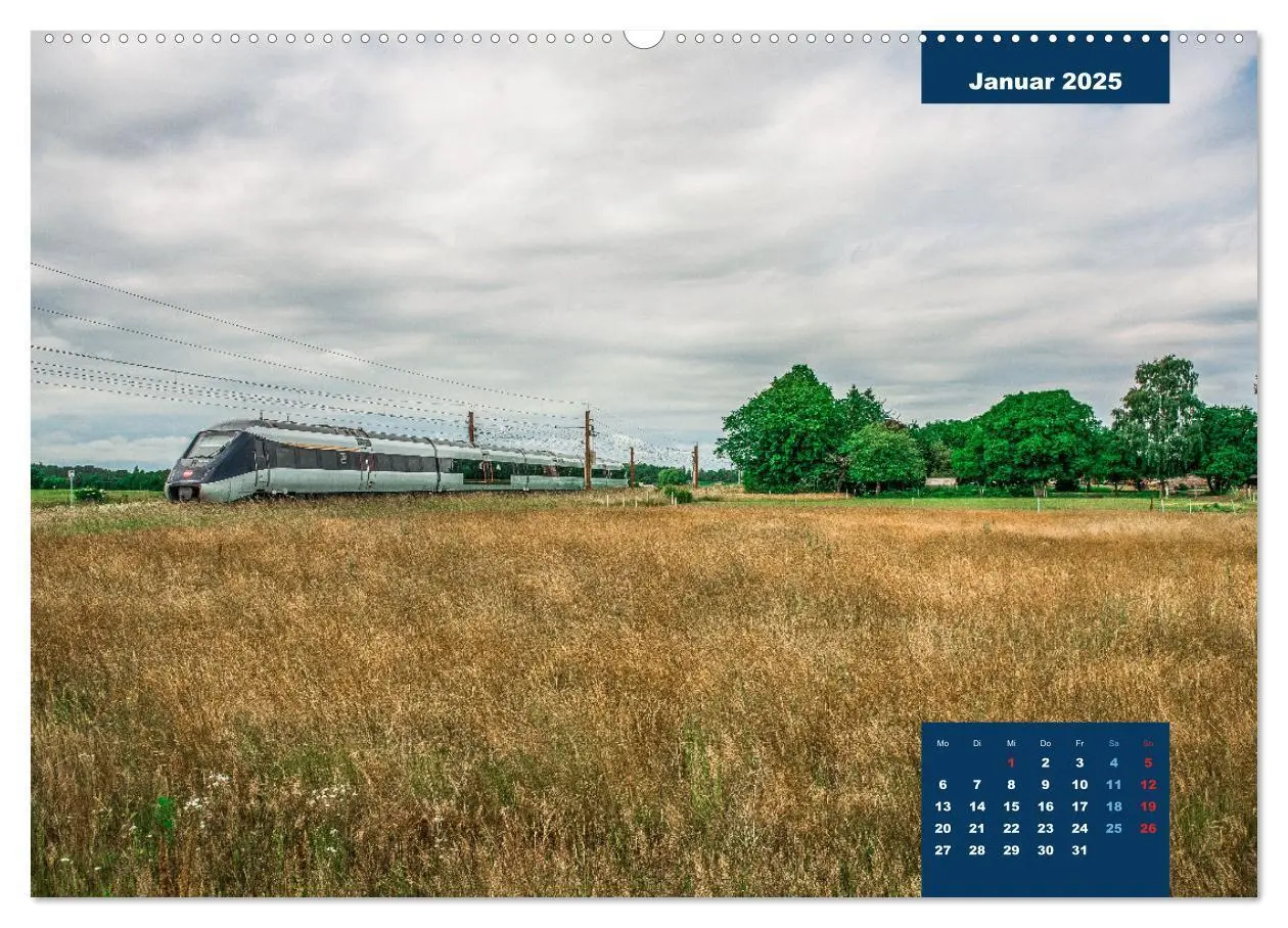 Bild: 9783383994920 | Dänische Eisenbahnen (hochwertiger Premium Wandkalender 2025 DIN A2...