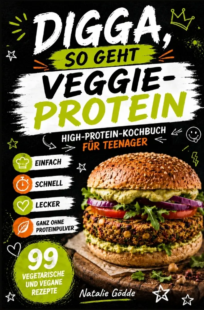 Cover: 9783910734920 | Digga, so geht Veggie-Protein | Natalie Gödde | Taschenbuch | Deutsch