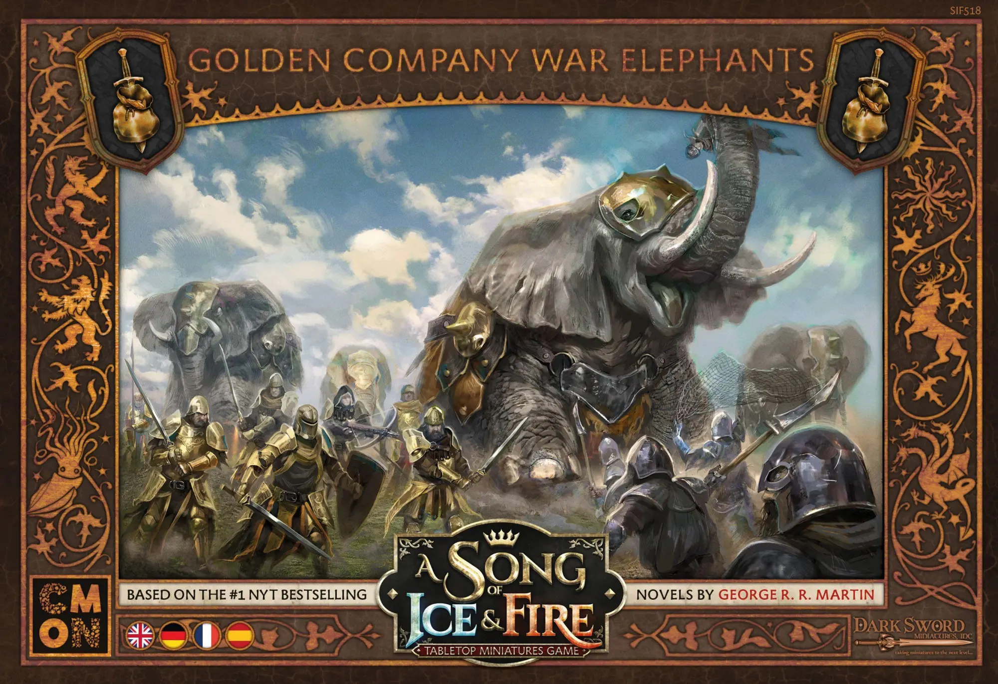 Cover: 889696015020 | A Song of Ice &amp; Fire - Golden Company War Elephants...