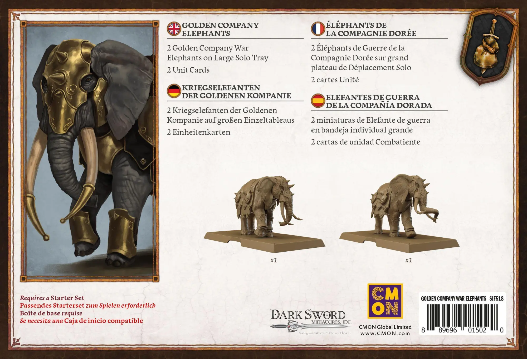 Bild: 889696015020 | A Song of Ice &amp; Fire - Golden Company War Elephants...