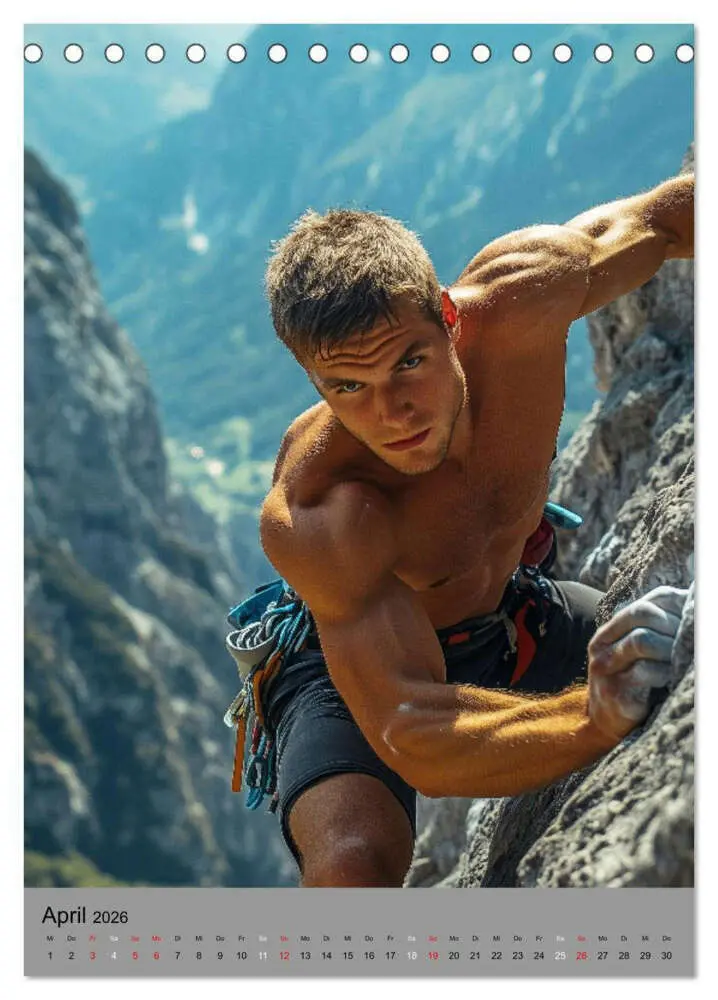 Bild: 9783516605020 | HEISSE TYPEN - Junge sexy Männer in Bestform (Tischkalender 2026...