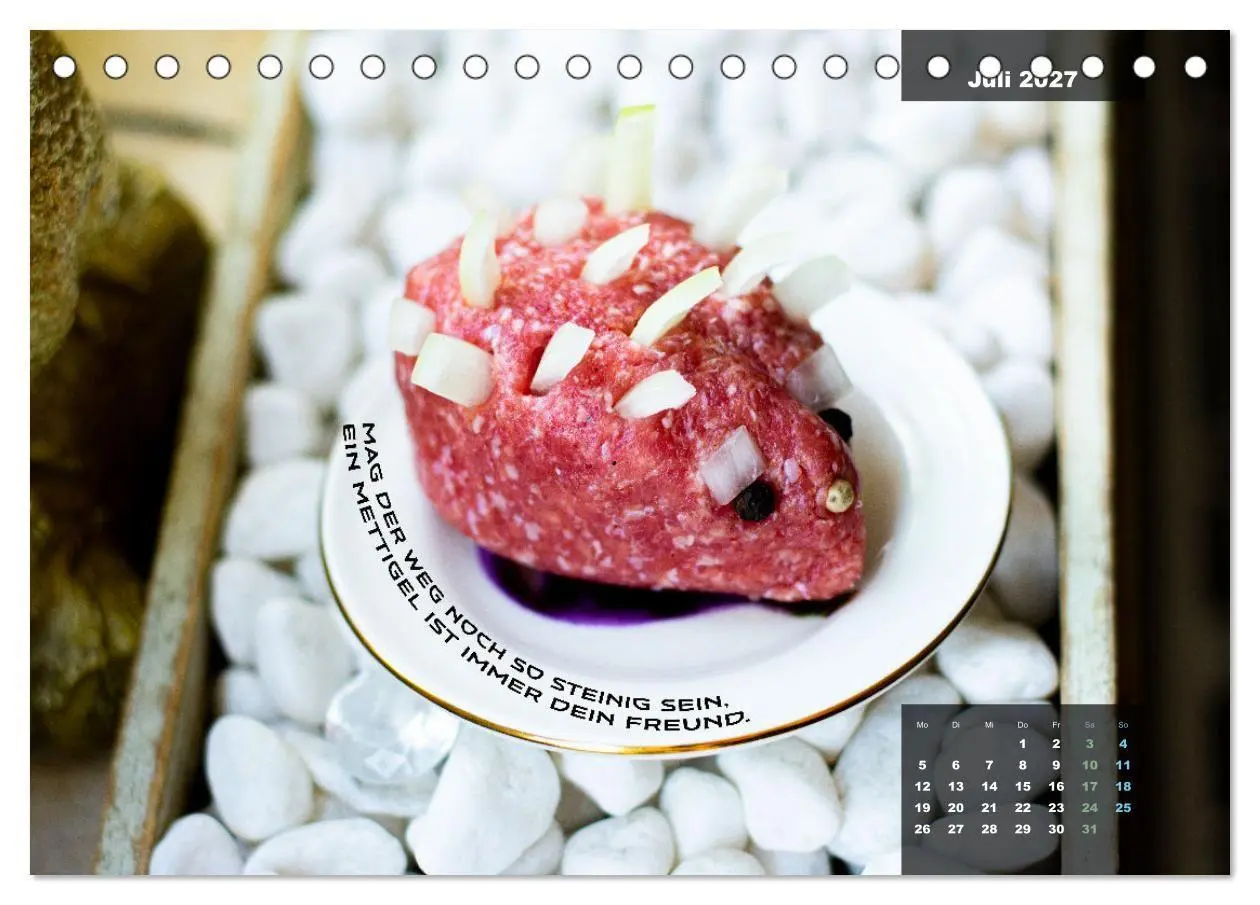 Bild: 9783569485020 | Mettkalender - Mettigel Edition (Tischkalender 2027 DIN A5 quer),...