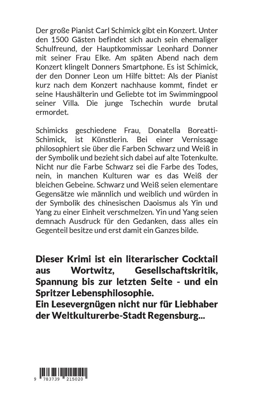 Rückseite: 9783739215020 | Donner Leon ermittelt: SCHWARZ-WEISS wie der Flügel des Todes | Buch