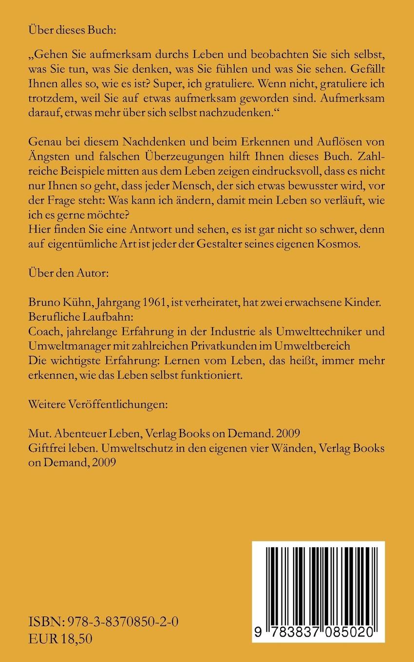 Rückseite: 9783837085020 | Säe, was du ernten willst | Überzeugungen ändern - Ängste auflösen