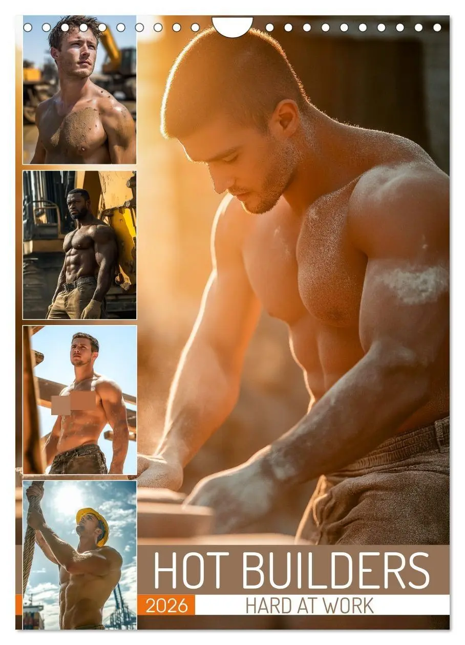 Cover: 9783516525120 | Hot Builders - Hard at Work (Wall Calendar 2026 DIN A4 portrait),...