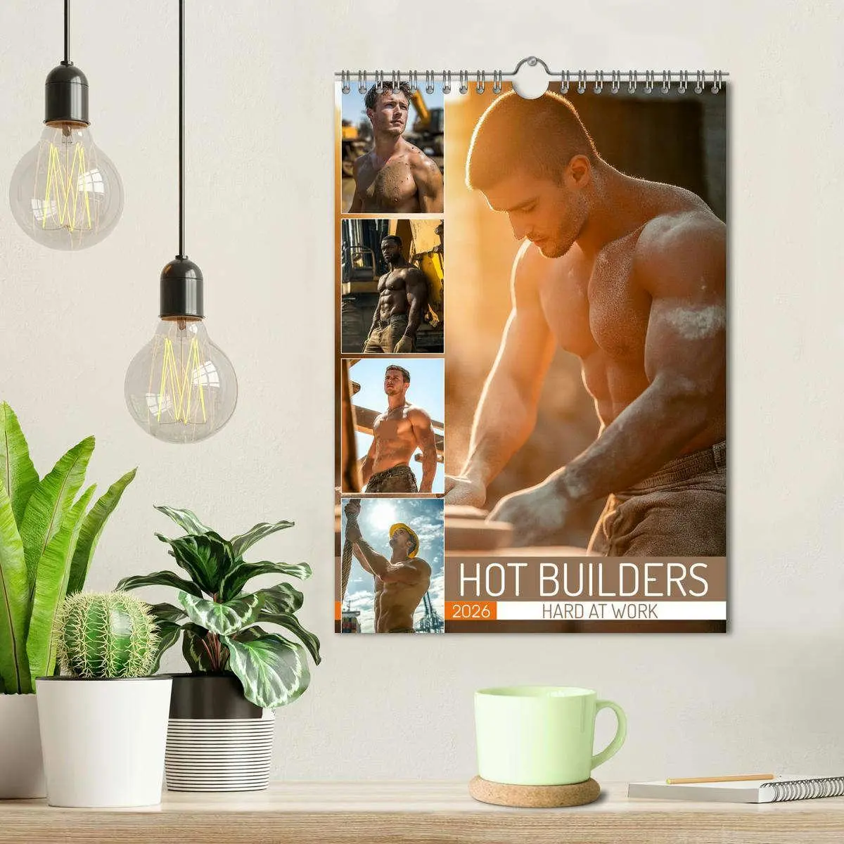 Bild: 9783516525120 | Hot Builders - Hard at Work (Wall Calendar 2026 DIN A4 portrait),...