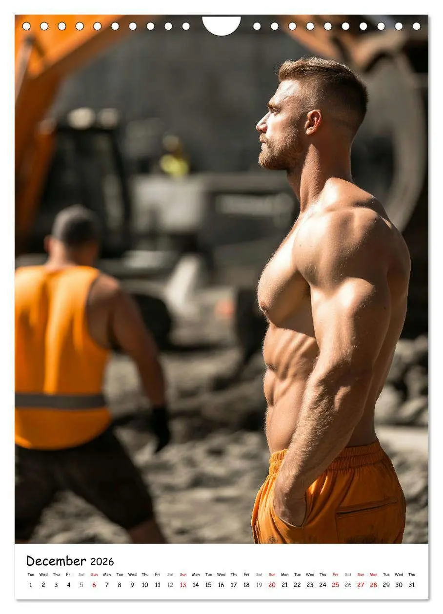 Bild: 9783516525120 | Hot Builders - Hard at Work (Wall Calendar 2026 DIN A4 portrait),...