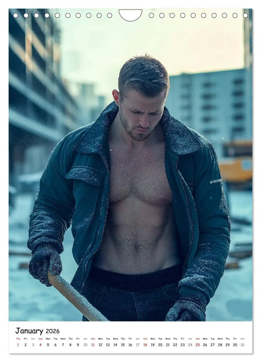 Bild: 9783516525120 | Hot Builders - Hard at Work (Wall Calendar 2026 DIN A4 portrait),...