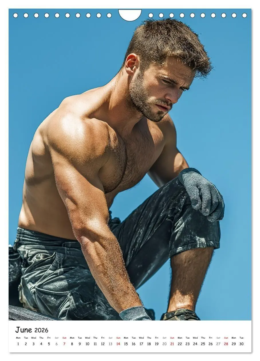 Bild: 9783516525120 | Hot Builders - Hard at Work (Wall Calendar 2026 DIN A4 portrait),...