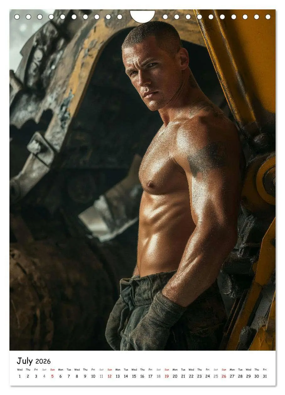 Bild: 9783516525120 | Hot Builders - Hard at Work (Wall Calendar 2026 DIN A4 portrait),...
