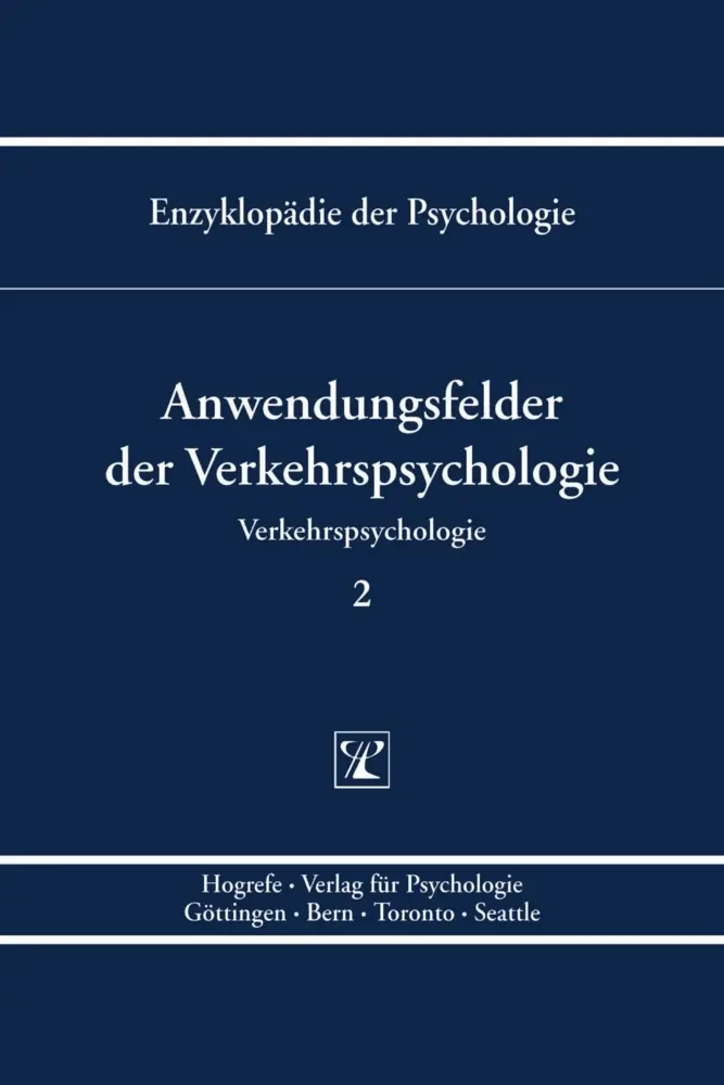 Cover: 9783801715120 | Anwendungsfelder der Verkehrspsychologie | Hans-Peter Krüger | Buch