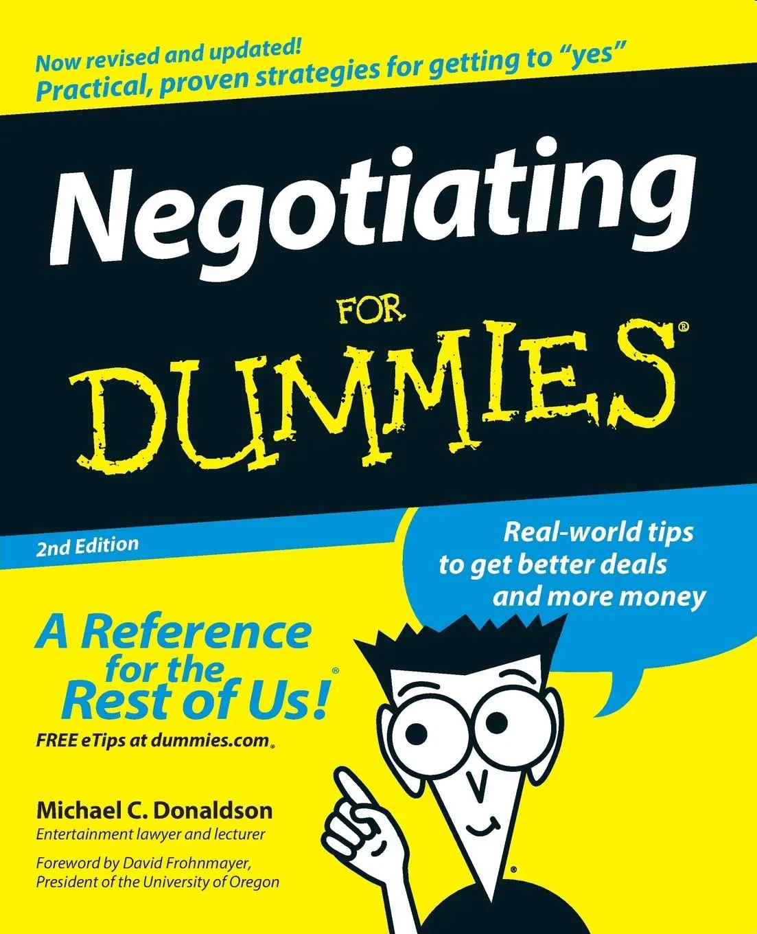 Cover: 9780470045220 | Negotiating for Dummies | Michael C Donaldson | Taschenbuch | 384 S.