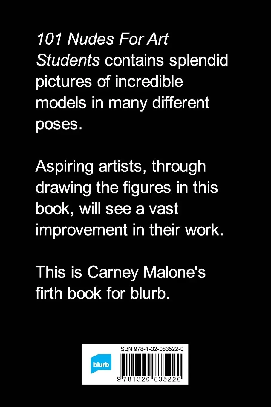 Rückseite: 9781320835220 | 101 Nudes | For Art Students | Carney Malone | Taschenbuch | Englisch