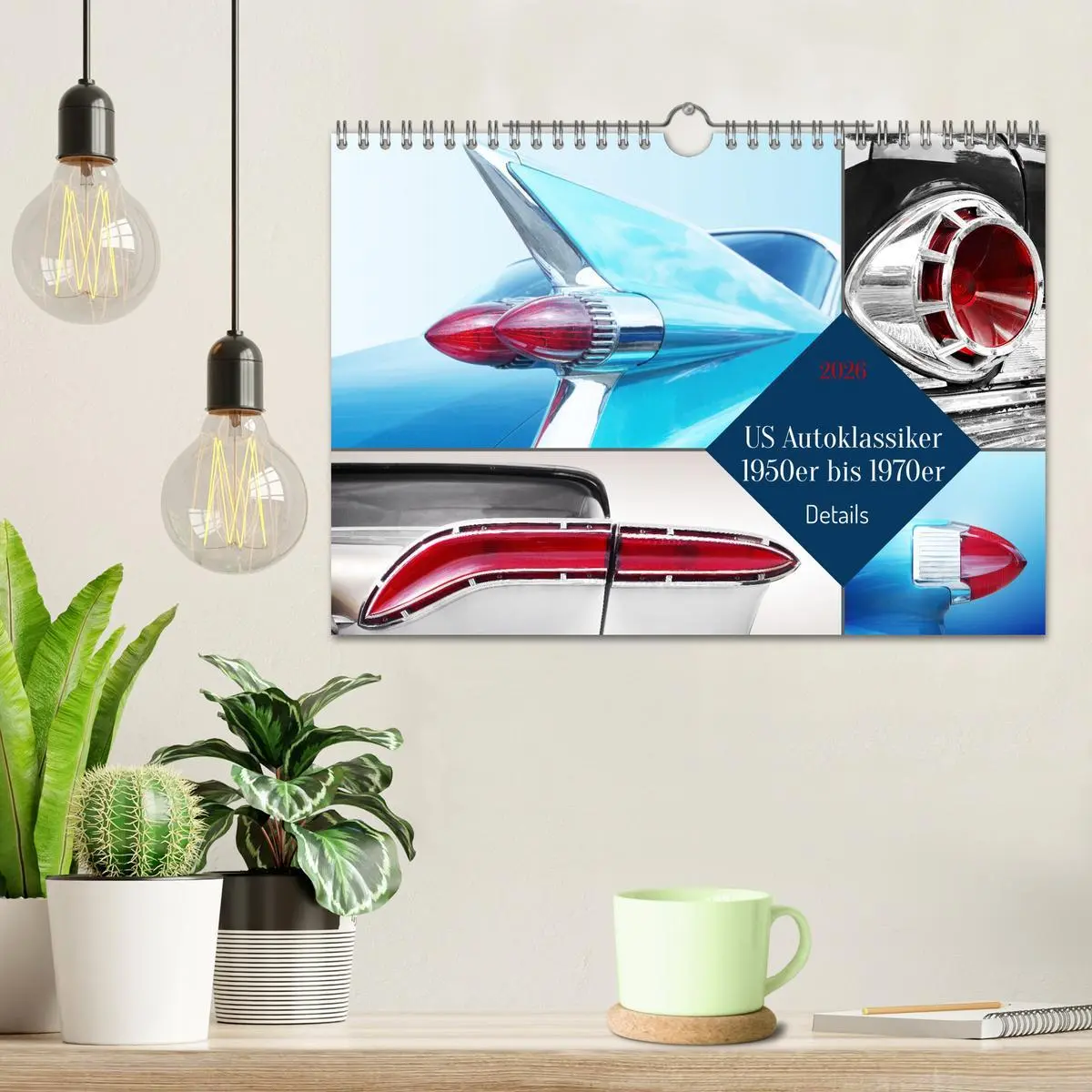 Bild: 9783457595220 | US Autoklassiker 1950er bis 1970er Details (Wandkalender 2026 DIN...