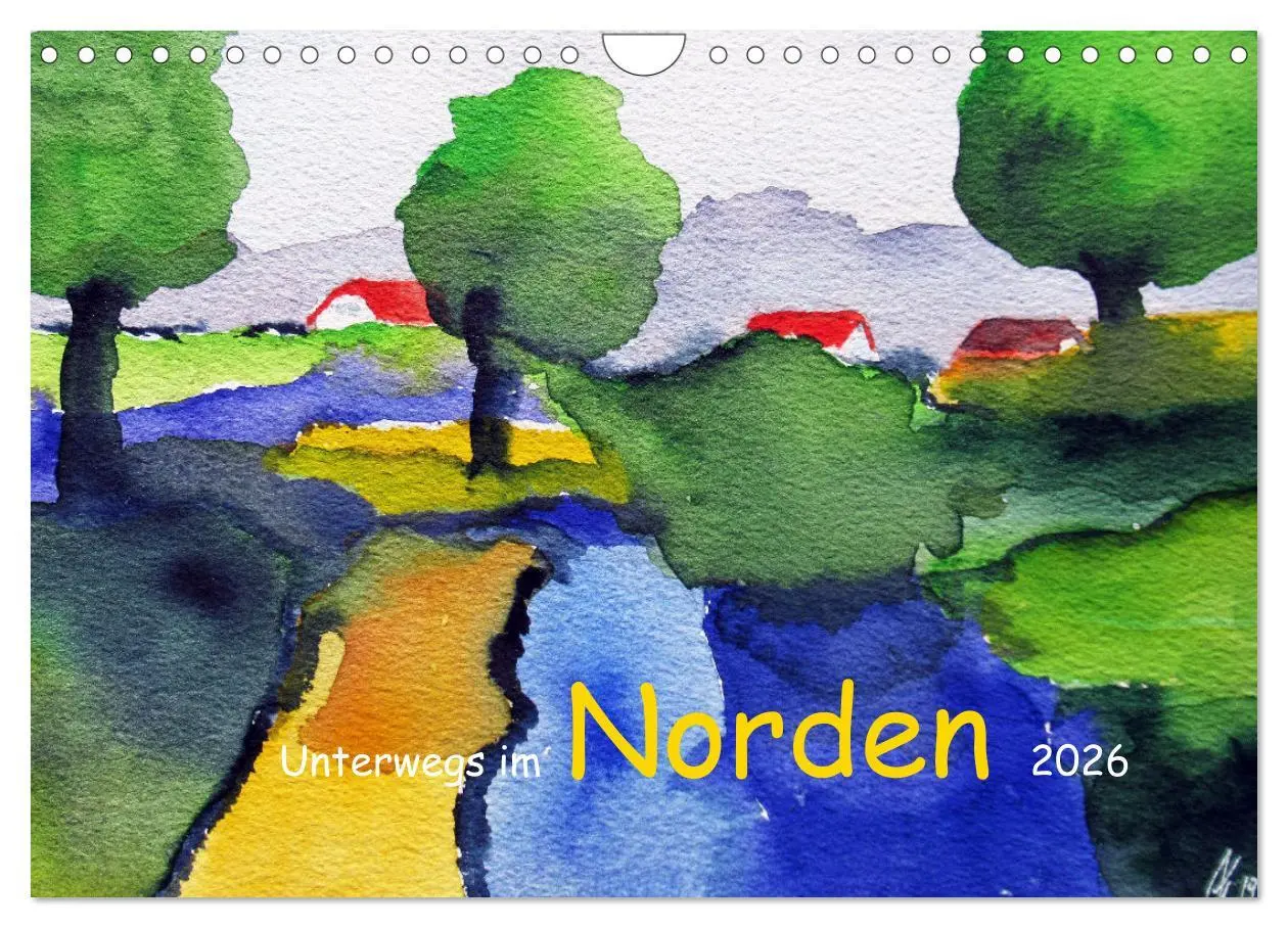 Cover: 9783457665220 | Unterwegs im Norden 2026 (Wandkalender 2026 DIN A4 quer), CALVENDO...