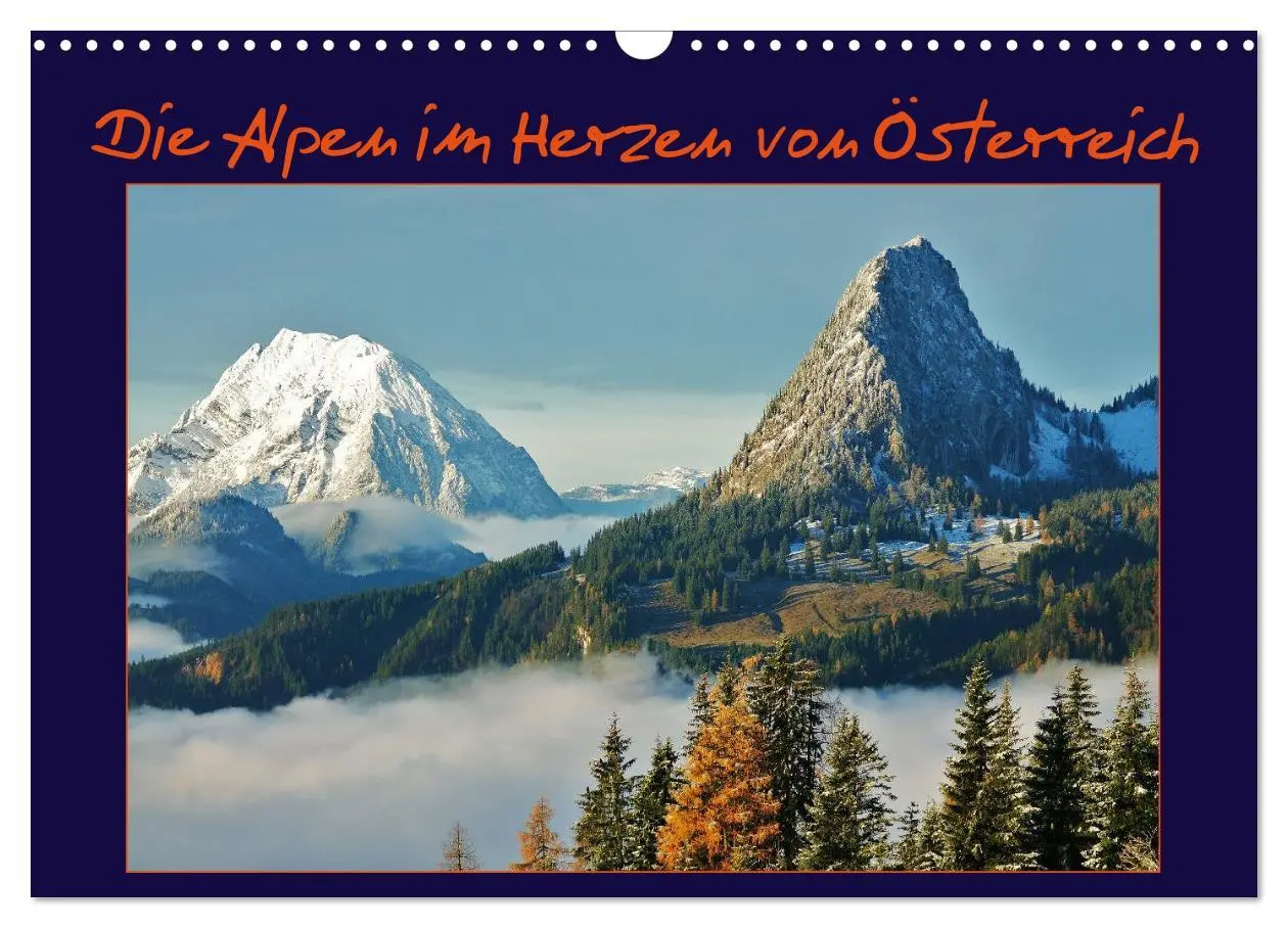 Cover: 9783457975220 | Die Alpen im Herzen von Österreich (Wandkalender 2026 DIN A3 quer),...