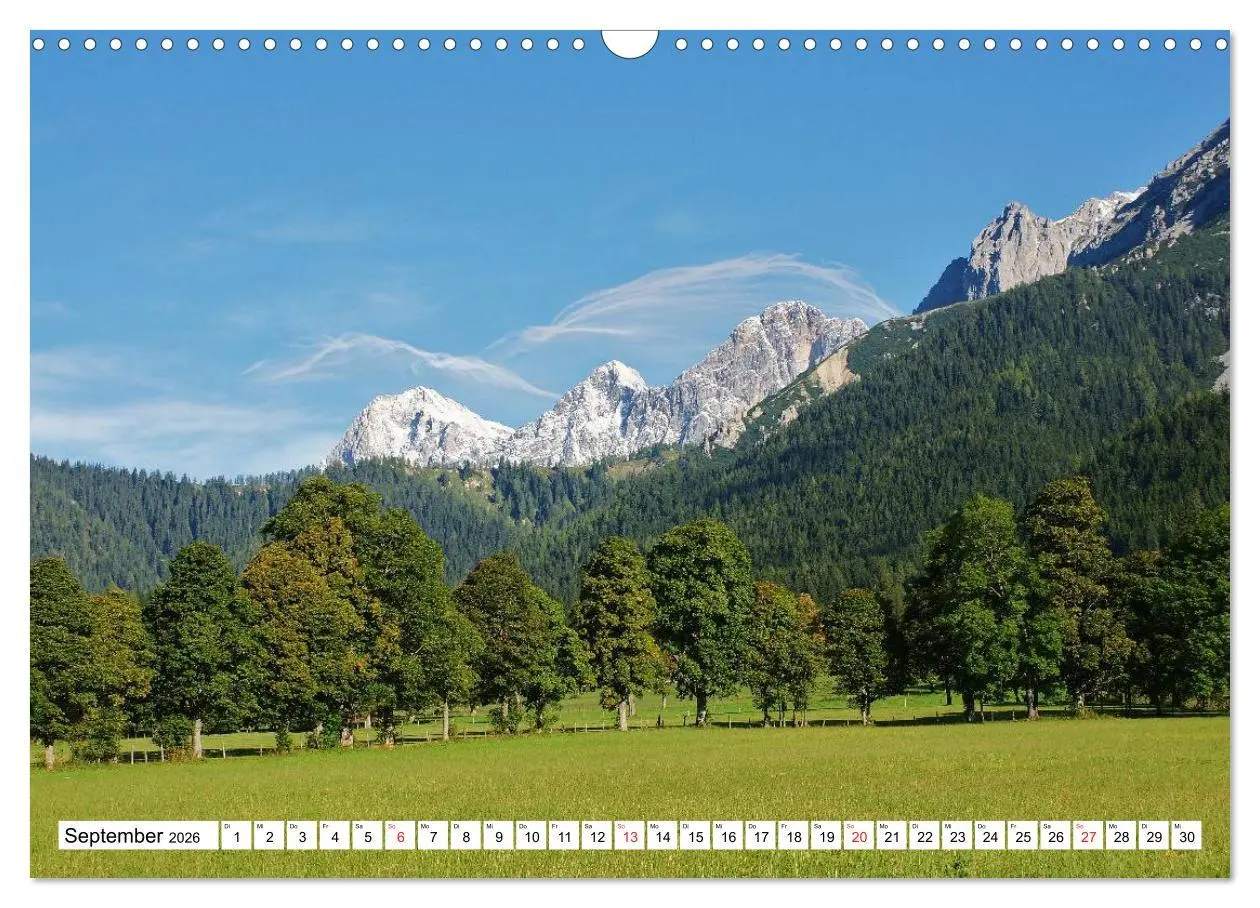 Bild: 9783457975220 | Die Alpen im Herzen von Österreich (Wandkalender 2026 DIN A3 quer),...