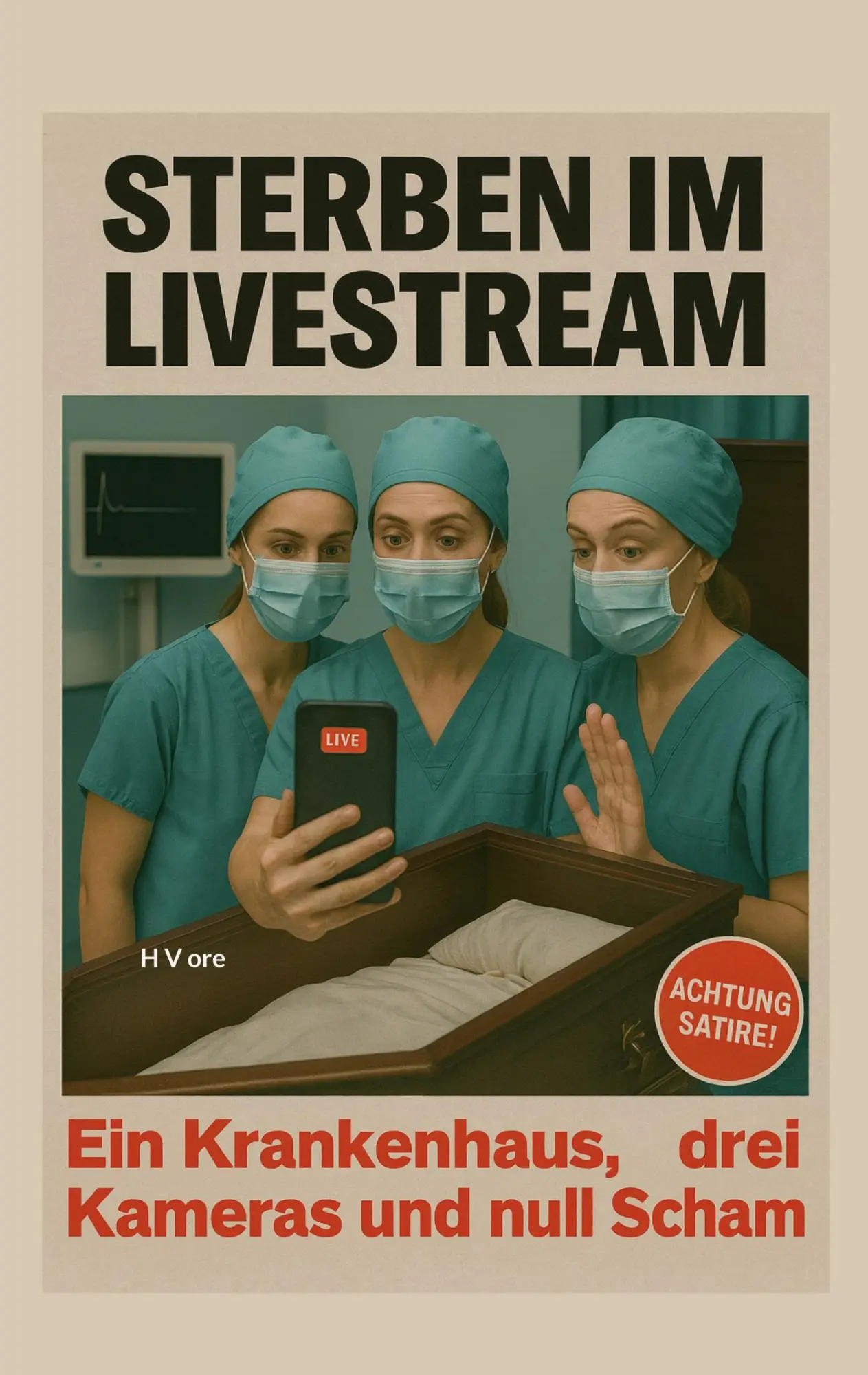 Cover: 9783695195220 | Sterben im Live Stream | Ein Krankenhaus, drei Kameras und null Scham
