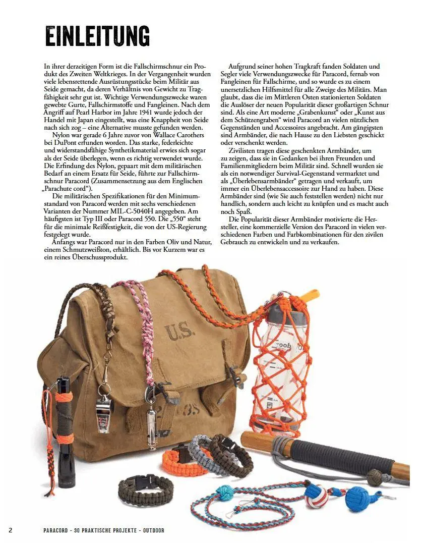 Bild: 9783702015220 | Paracord - 30 praktische Projekte | Outdoor | Joel Hooks | Taschenbuch