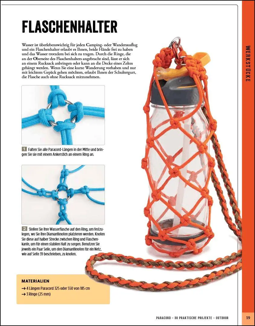 Bild: 9783702015220 | Paracord - 30 praktische Projekte | Outdoor | Joel Hooks | Taschenbuch