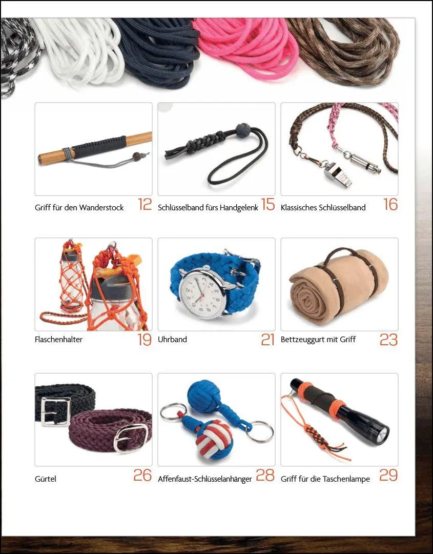 Bild: 9783702015220 | Paracord - 30 praktische Projekte | Outdoor | Joel Hooks | Taschenbuch