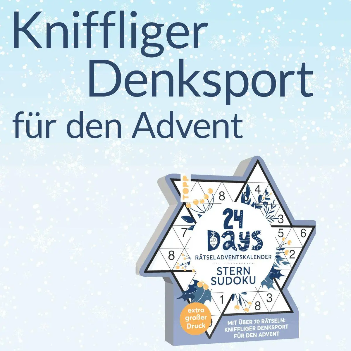Bild: 9783735855220 | 24 DAYS RÄTSELADVENTSKALENDER - Sternsudoku | Frechverlag | Buch