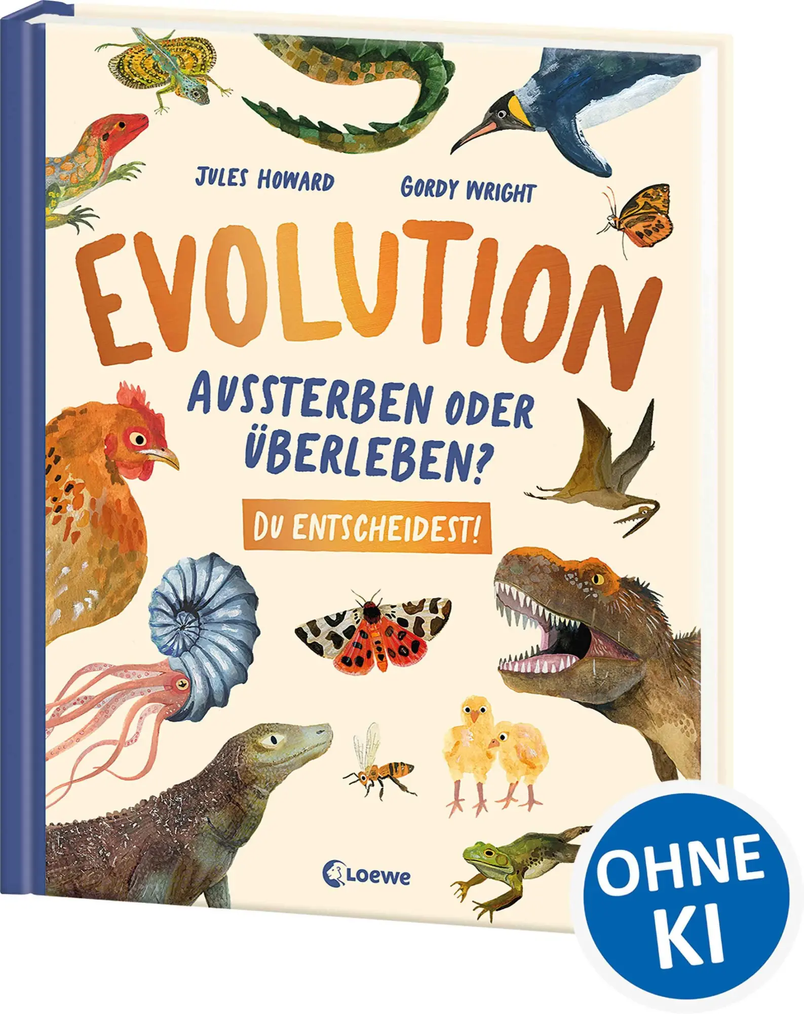 Cover: 9783743225220 | Evolution - Aussterben oder überleben? Du entscheidest! | Jules Howard