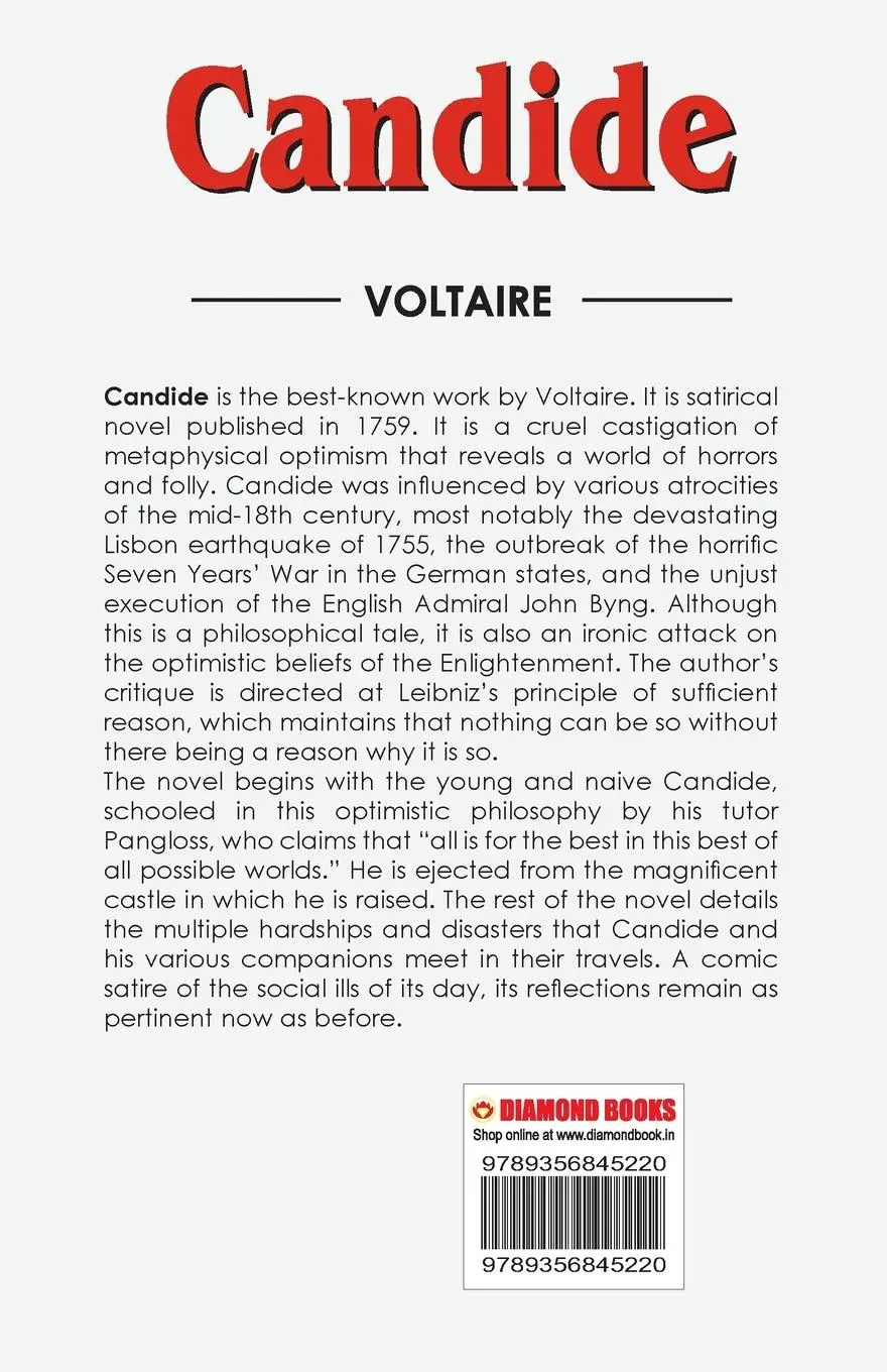 Rückseite: 9789356845220 | Candide | Voltaire | Taschenbuch | Englisch | 2023 | EAN 9789356845220
