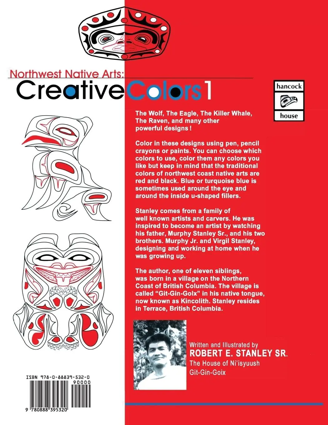 Rückseite: 9780888395320 | Northwest Indigenous Arts: Creative Colors 1 | Robert E Stanley Sr