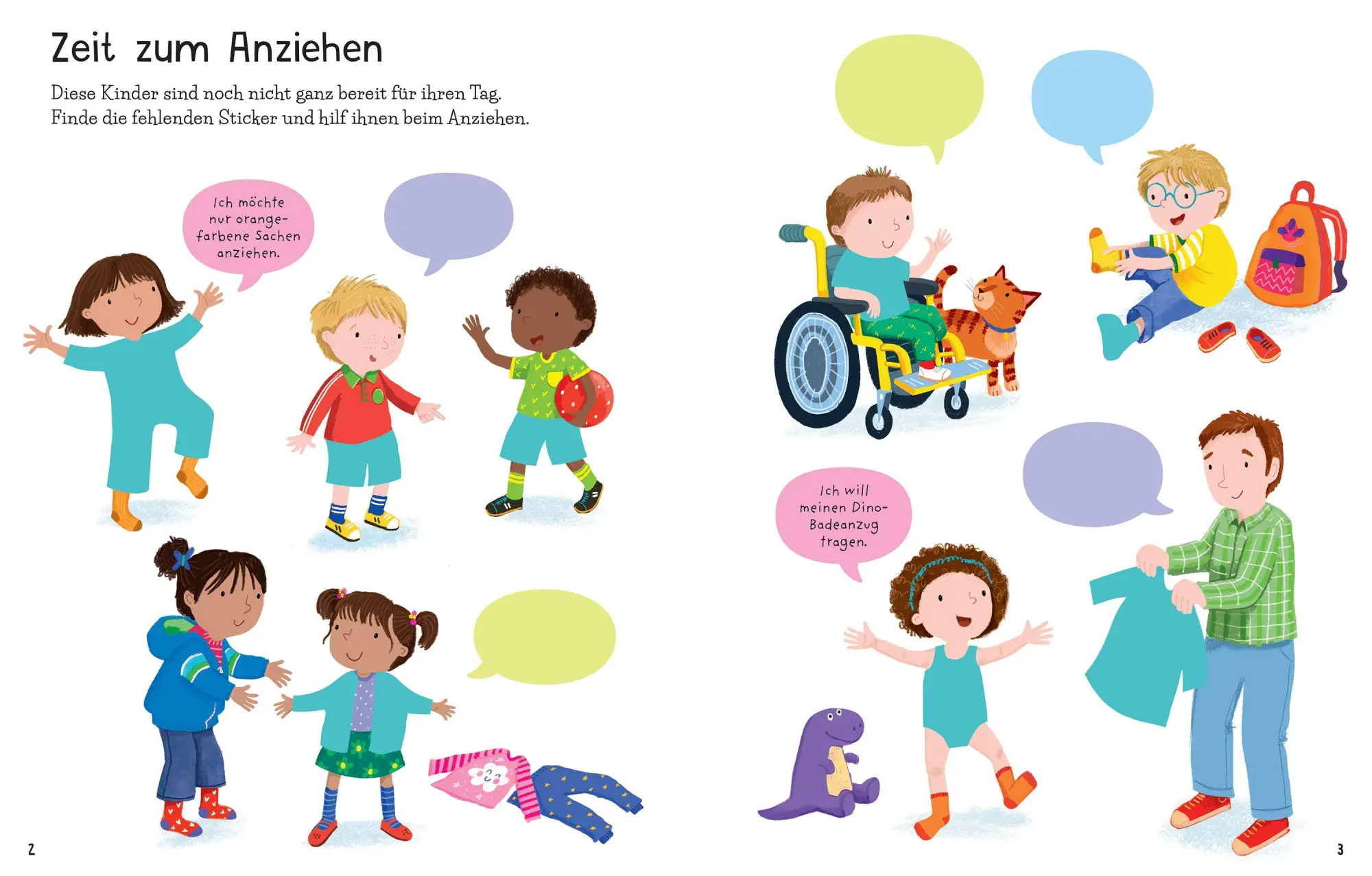 Bild: 9781035705320 | Mein erstes Stickerbuch: Ich ziehe mich an | Jessica Greenwell | Buch