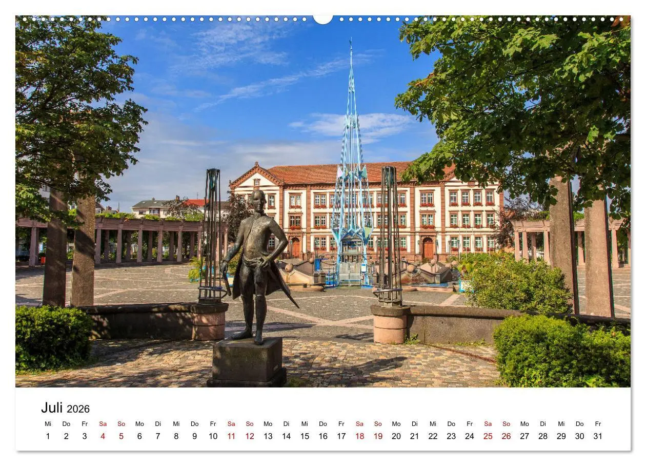 Bild: 9783457895320 | Pirmasens (Wandkalender 2026 DIN A2 quer), CALVENDO Monatskalender