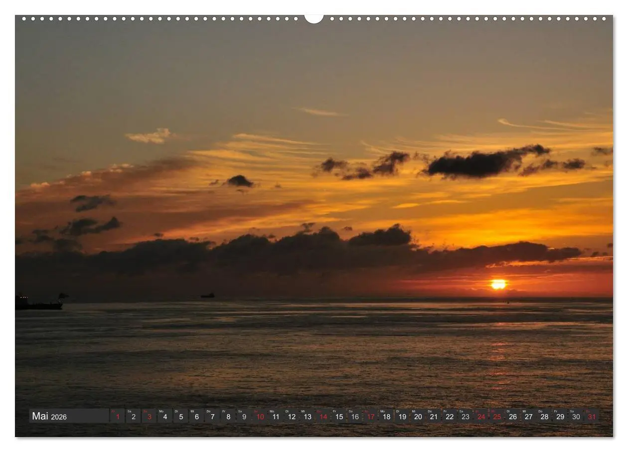 Bild: 9783516125320 | Sonne, Meer und Wolken (Wandkalender 2026 DIN A2 quer), CALVENDO...