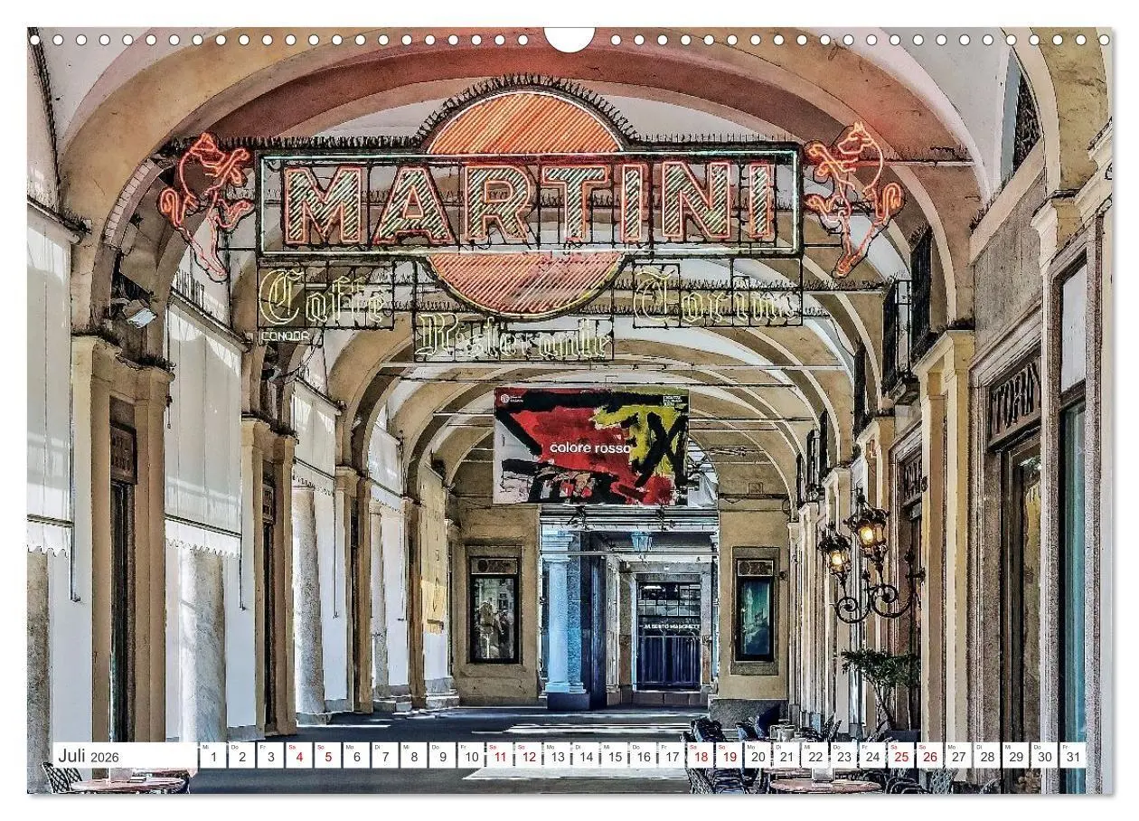 Bild: 9783516745320 | Turin - Zwischen Kaffeehäusern und Königsschlössern (Wandkalender...
