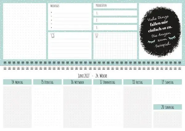 Bild: 9783819305320 | Tischquerkalender Visual Words Office 2027 | Korsch Verlag | Kalender