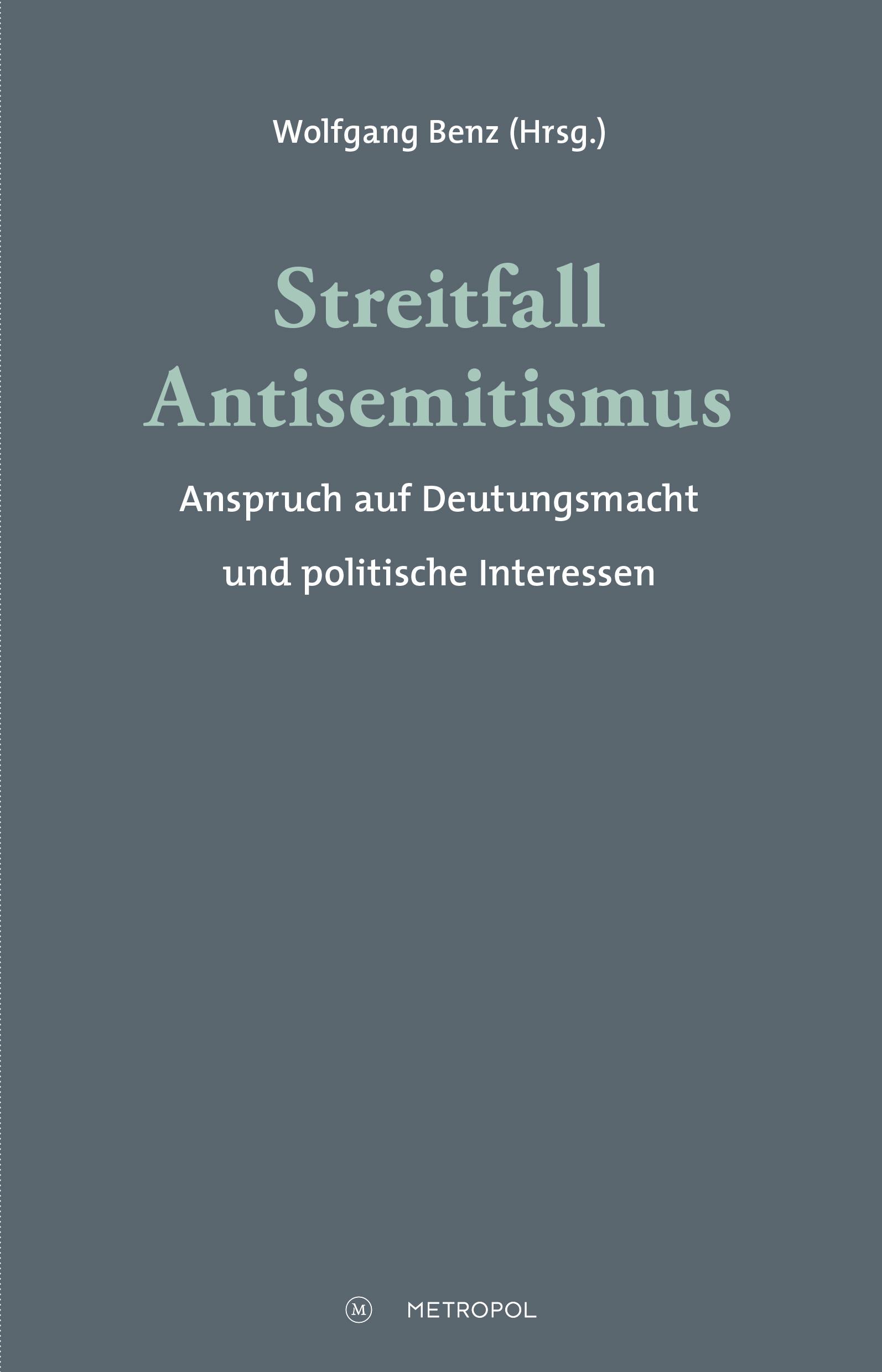 Cover: 9783863315320 | Streitfall Antisemitismus | Wolfgang Benz | Buch | 328 S. | Deutsch
