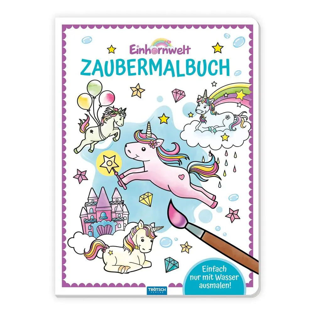 Cover: 9783965525320 | Trötsch Zaubermalbuch Einhornwelt | Malbuch Ausmalbuch | KG | 16 S.