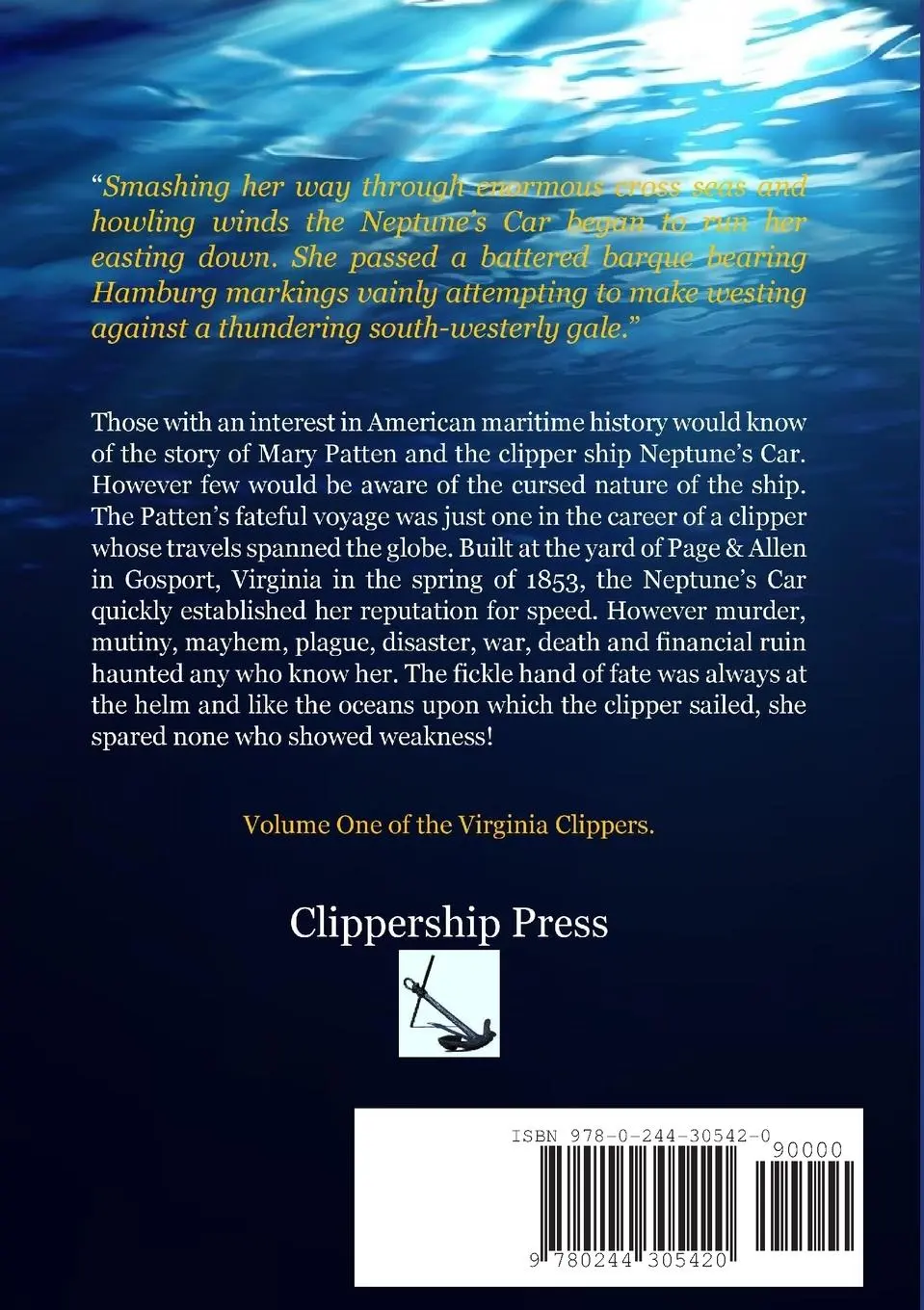 Rückseite: 9780244305420 | Neptune's Car - An American Legend | Paul W Simpson | Taschenbuch