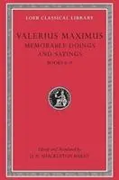 Cover: 9780674995420 | Memorable Doings and Sayings, Volume II | Books 6-9 | Valerius Maximus