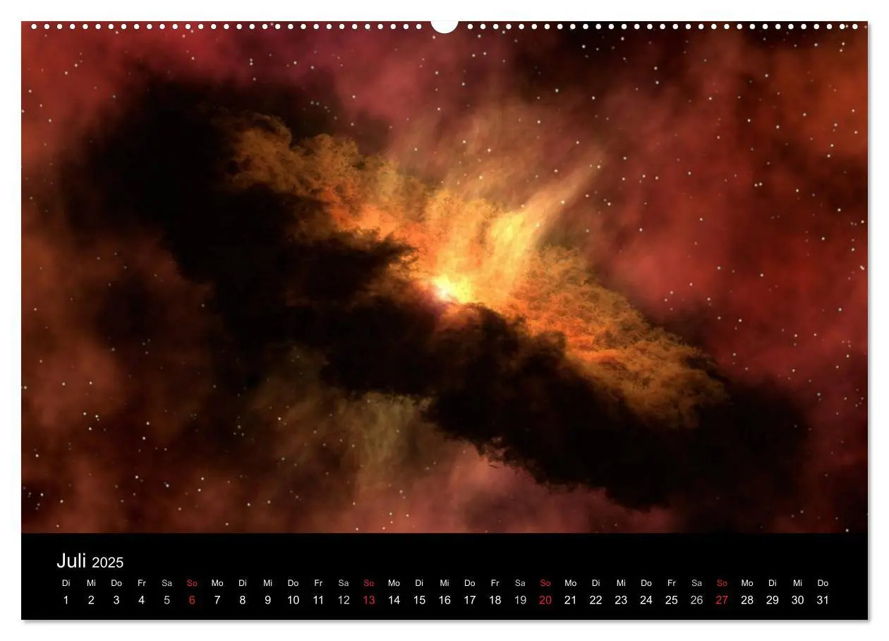 Bild: 9783435485420 | Der Weltraum. Spektakuläre Gasnebel und Galaxien (Wandkalender 2025...