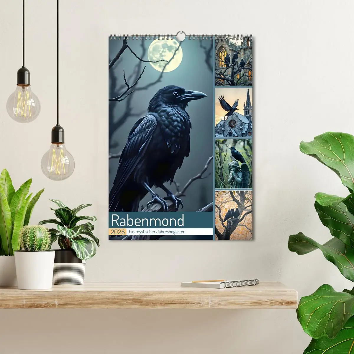 Bild: 9783457265420 | Rabenmond - Ein mystischer Jahresbegleiter (Wandkalender 2026 DIN...