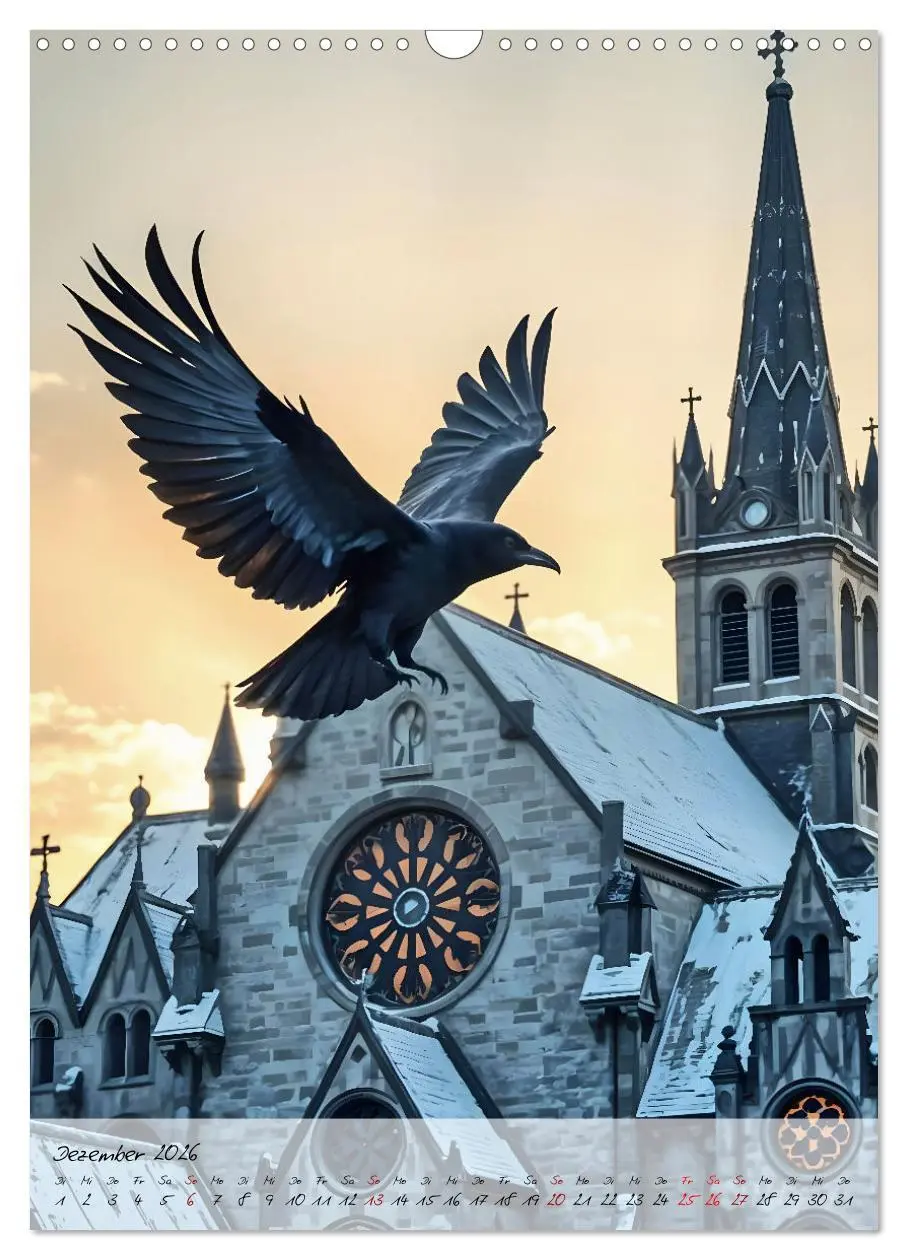 Bild: 9783457265420 | Rabenmond - Ein mystischer Jahresbegleiter (Wandkalender 2026 DIN...