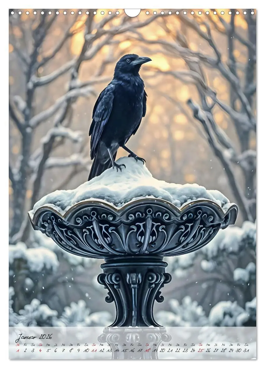 Bild: 9783457265420 | Rabenmond - Ein mystischer Jahresbegleiter (Wandkalender 2026 DIN...