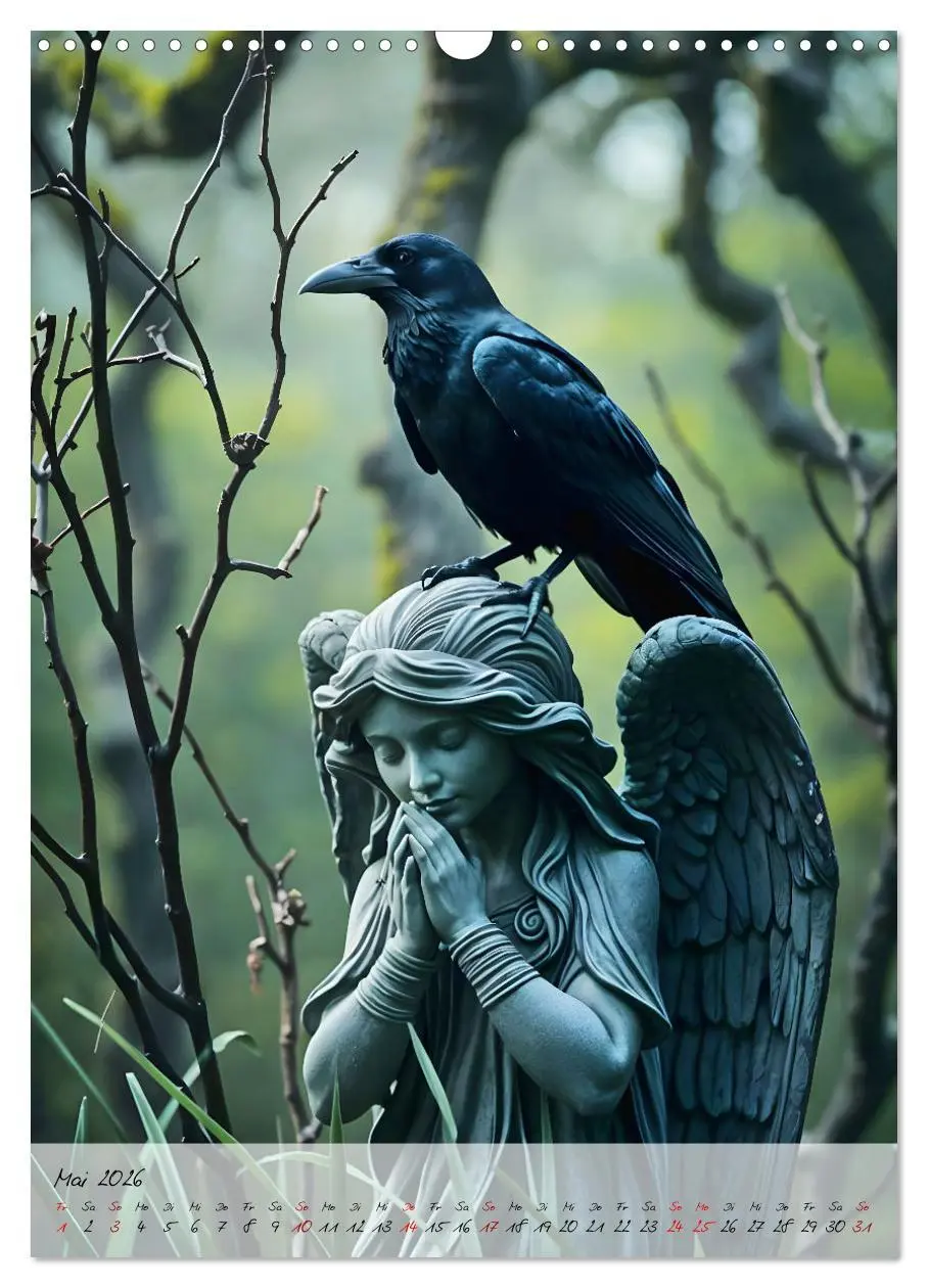 Bild: 9783457265420 | Rabenmond - Ein mystischer Jahresbegleiter (Wandkalender 2026 DIN...
