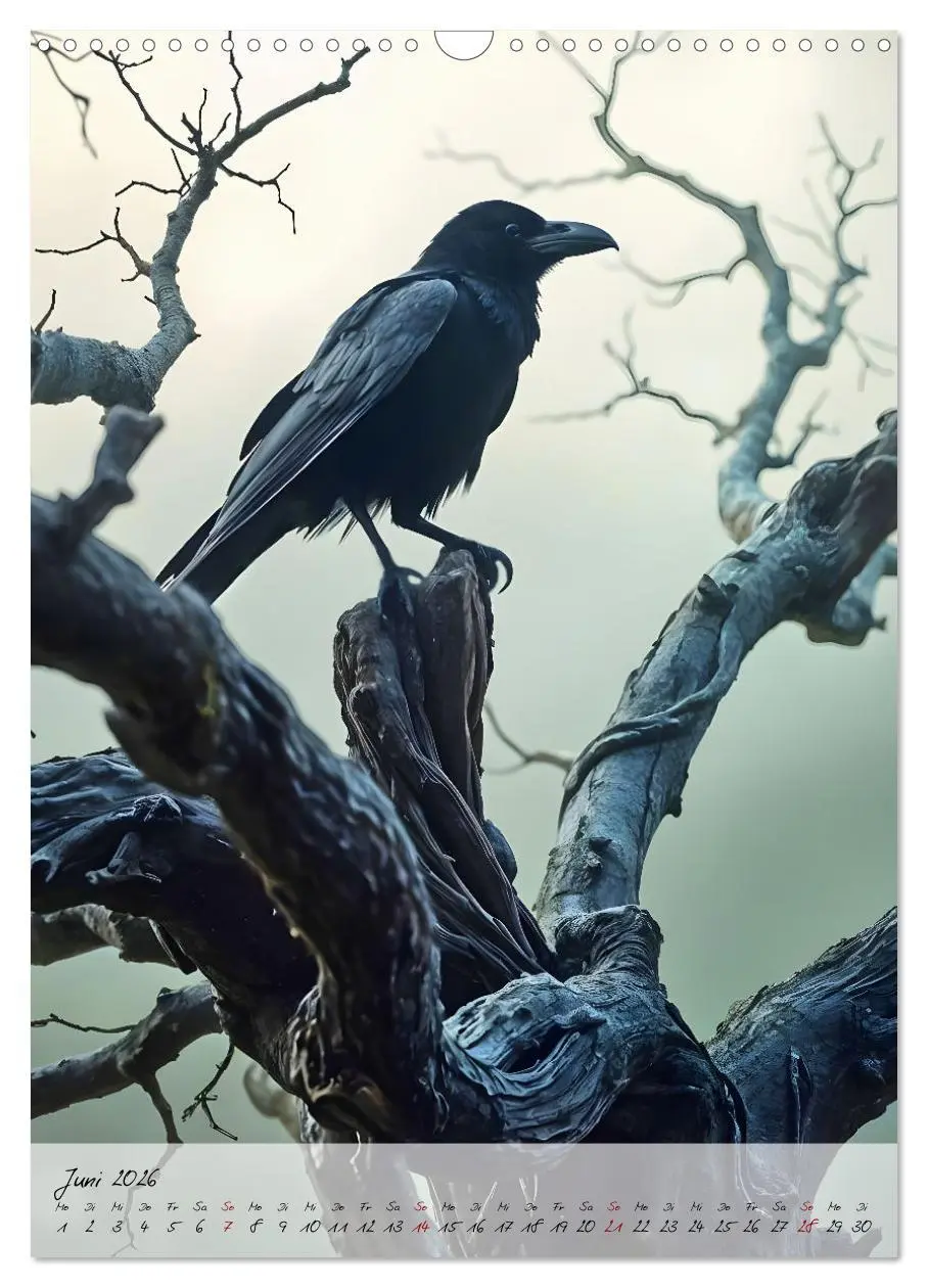 Bild: 9783457265420 | Rabenmond - Ein mystischer Jahresbegleiter (Wandkalender 2026 DIN...