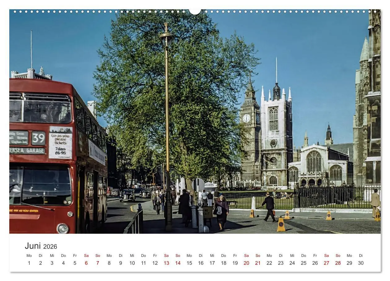 Bild: 9783457715420 | London - Vintage Views (hochwertiger Premium Wandkalender 2026 DIN...